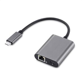 USB C to 2.5 Gigabit Ethernet Adapter with 100W Fast Charging, 2.5Gbps USB-C to RJ45 Ethernet LAN Network Adapter Compatible with iPhone 16 15 Pro/Max, MacBook Pro/Air 2023, iPad Pro, iMac