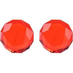 Thumb Grips Cover Professional Silicone Controller Thumb Stick Grip Joystick Button Cap Cover Universal Rocker Cap for PS3/PS4(red)
