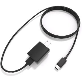 UL Listed Charger for All Fire Tablets, Kindle Paperwhite, Scribe, Colorsoft, Oasis, E-Reader, Fire HD HDX,7 8 10 Plus＆Kids Pro(Designed for Old and New Kindle Tablets)-6.6FT Micro-USB&USB-C Cable