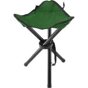Folding Camping Stool,Portable Travel Outdoor Tripod Seat,Green Folding Camping Chairs for Camping Party Mountaineering Picnic Beach Garden Lawn