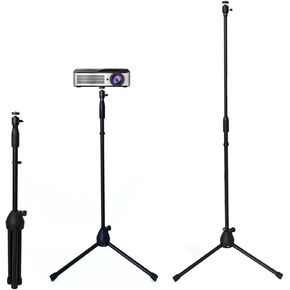 PS10 75cm-148cm Adjustable 360 Rotate Mini Projector Tripod Stand Bracket DVD Player Floor Holder Laptop Stand Speaker Stand