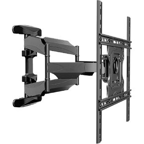 757-L400 Strong 6 Arm 32-70" VESA LCD Tv Mount Bracket in Wall with Plastic Cover 100lbs Swing Arms Articulating(757-L400)