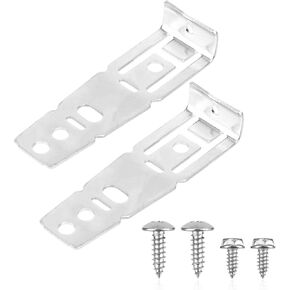 2PCS غسالة الصحون قوس كونترتوب WD01X21740 ، أقواس تركيب غسالة الصحون متوافقة مع GE & Hotpoint ، مقاطع التثبيت مع البراغي استبدال WD01X10598 PS11700868 GEHWD01X21740 WD01X2174