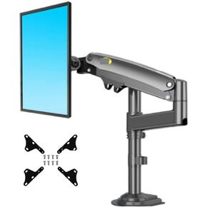 H100 Gas Spring 22-35" LCD LED Monitor Holder Arm Full Motion Desktop Monitor TV Mount Bracket Load 2-12 Kgs(with Adaptor)