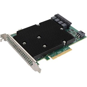 Yunseity 9300-16i SAS Controller HBA Card, 12Gbps 16 SATA SAS Port PCIe 3.0, PCIe 8X HBA RAID Controller Card Support up to 1024 Non RAID SAS, SATA Devices, Yunseityykm6wgv2gf