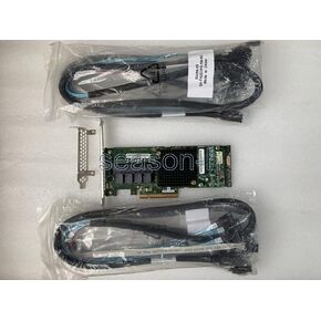 Adaptec ASR-71605 16-Port 6Gb/s 1GB SAS SATA PCIe RAID Controller+4*8643 -sata Cables