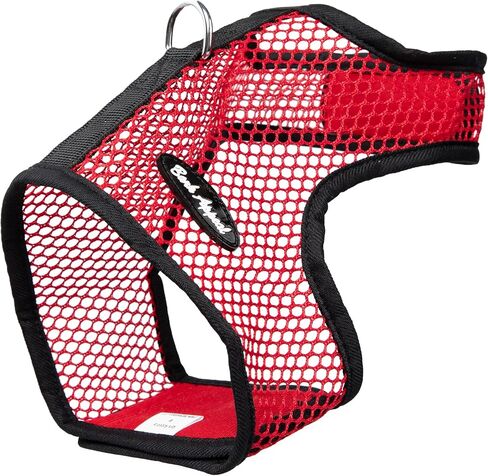 Bark Appeal Mesh Dog Harness, Wrap N Go Dog/Cat Harness, Small, Black, Adjustable Buckle-Free Design in Saudi Arabia