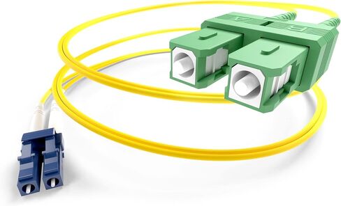 Fiber Optic Cable Single Mode 9/125 DX LC(APC)-LC(UPC) 10 Meter |OS2 |SM | Duplex in Saudi Arabia