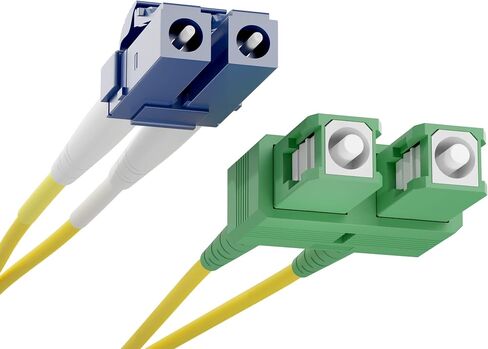 Fiber Optic Cable Single Mode 9/125 DX LC(APC)-LC(UPC) 10 Meter |OS2 |SM | Duplex in Saudi Arabia