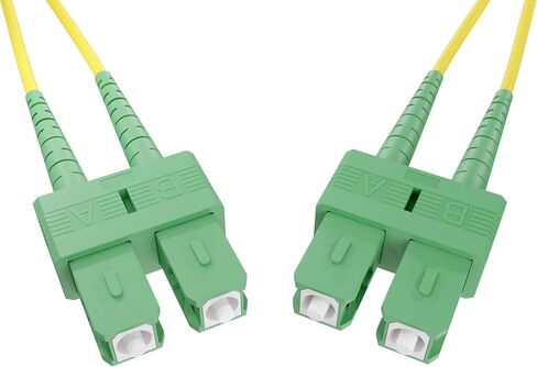 Fiber Optic Cable Single Mode 9/125 DX LC(APC)-LC(UPC) 10 Meter |OS2 |SM | Duplex in Saudi Arabia