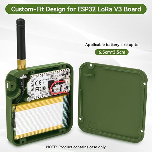 2 حزمة ESP32 LORA V3 لوحة تطوير مع هوائيات 915 ميجا هرتز + 3000 مللي أمبير في حالة Meshtastic ، ESP32-S3 SX1262 CP2102 WIFI Bluetooth OLED شاشة Arduino Lorawan IoT (N32 ، Red) in Kuwait