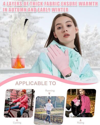 RIGWARL Waterproof Winter Gloves for Cold Weather, Touchsreen Anti-Slip Gloves Liner for Men Women Cycling Drving Runing Hiking Walking in Saudi Arabia