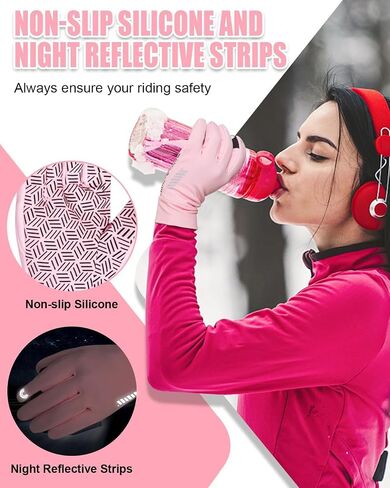 RIGWARL Waterproof Winter Gloves for Cold Weather, Touchsreen Anti-Slip Gloves Liner for Men Women Cycling Drving Runing Hiking Walking in Saudi Arabia