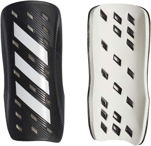 adidas Unisex-Adult Tiro Club Shin Guards, White/Black, Small in Saudi Arabia