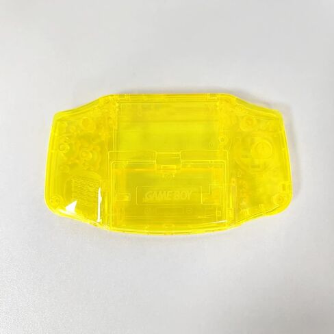 Hzxkqmil Replacement Housing Shell Transparent Case Cover for Game Boy Advance GBA Console, Full Housing Case with Buttons and Screwdrivers Kit (Clear Yellow) in Saudi Arabia