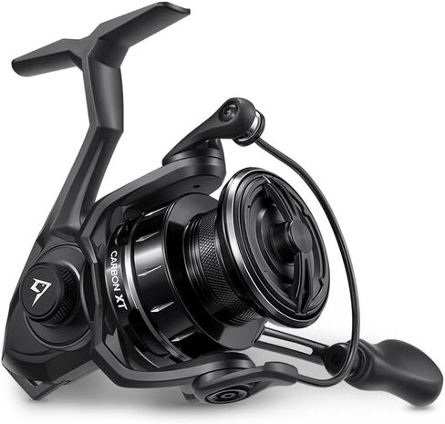 Piscifun Carbon XT Spinning Reels, Light to 5.5oz, Carbon Frame and Rotor, 22LBs Max Drag, 8+1 Shielded BB, 5.2:1 Gear Ratio, Smooth Powerful Freshwater Spinning Fishing Reel, 1000, 2000, 3000 in Saudi Arabia