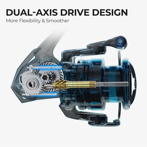 Piscifun Carbon XT Spinning Reels, Light to 5.5oz, Carbon Frame and Rotor, 22LBs Max Drag, 8+1 Shielded BB, 5.2:1 Gear Ratio, Smooth Powerful Freshwater Spinning Fishing Reel, 1000, 2000, 3000 in Saudi Arabia