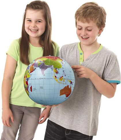 برينستورم تويز كرة ارضية قابلة للنفخ مقاس 30 سم، B1700 in Kuwait