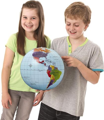 برينستورم تويز كرة ارضية قابلة للنفخ مقاس 30 سم، B1700 in Kuwait