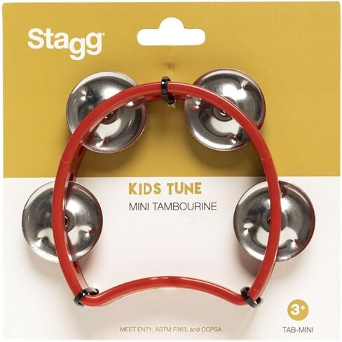 Stagg TAB-2 هاف مون تامبورين - أسود، BK in Saudi Arabia