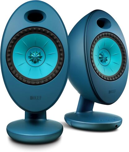 KEF Egg Duo Wireless HiFi Desktop Speakers (Pair, Teal) in Saudi Arabia