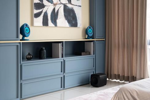 KEF Egg Duo Wireless HiFi Desktop Speakers (Pair, Teal) in Saudi Arabia