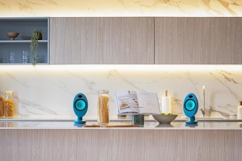 KEF Egg Duo Wireless HiFi Desktop Speakers (Pair, Teal) in Saudi Arabia