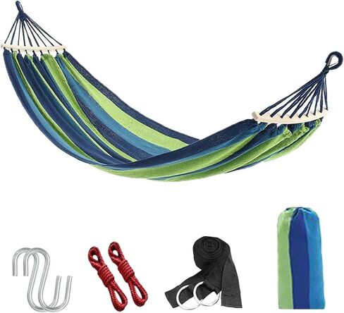 Portable Camping Hammock Lightweight Fabric Hammock for Backpacking, Beach, Patio, Backyard, Outdoor (Red) in Saudi Arabia