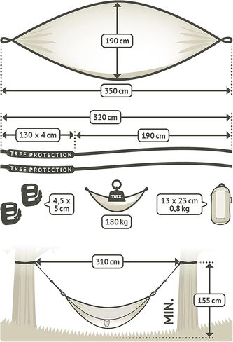 La Siesta Colibri 3.0 في الهواء الطلق الأرجاع وأشرطة الأشجار - أرجوحة تخييم محمولة للمشي لمسافات طويلة والسفر وحقائب الظهر - نايلون شخص واحد أرجوحة ، شروق الشمس in Saudi Arabia