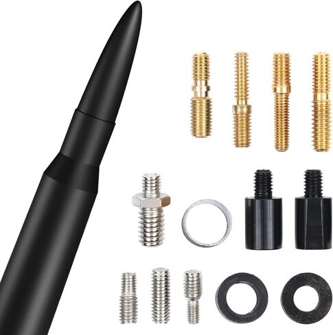 MODIGT 5.3" Short Antenna for 1989-2025 Harley Davidson Electra,Road,Street Glide,Tour,Trike-Optimized FM/AM Reception-Harley Davidson Accessories (2 Pack) in Saudi Arabia