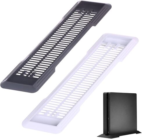 مناسبة للوقوف العمودية ل PS4 Slim Console Dock Cradle Mount Bracket حامل لقاعدة مضيف PS4 لملحق ألعاب PS4 Pro Console (اللون: WT) in Saudi Arabia