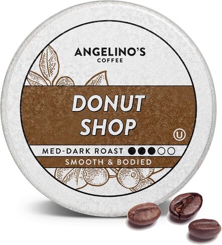 Angelino's Coffee, 96 Count, Compatible with Keurig 2.0 K-Cup Brewers (Half Caff, 96 Count) in Saudi Arabia
