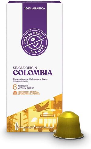 CBTL Espresso Original Compatible Coffee Pods, Capsules, Ethiopia Single Origin Coffee (Light Roast), 10ct in Saudi Arabia