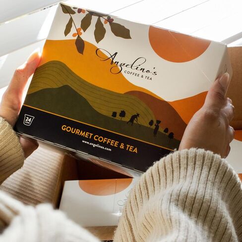 Angelino's Coffee, 96 Count, Compatible with Keurig 2.0 K-Cup Brewers (Half Caff, 96 Count) in Saudi Arabia