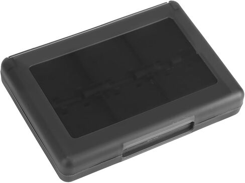 Kimiss Black 28 in 1 Card Card Case - PP Blastic Cartorge Box for 3DS DSL DSI LL ، علبة بطاقة ذاكرة صديقة للبيئة مع تصميم الجيب (أسود) in Saudi Arabia