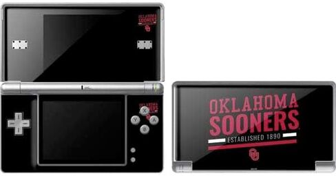 Skinit Decal Gaming Skin Compatible with DS Lite - Officially Licensed University of Oklahoma Sooners Cracked Design in Kuwait