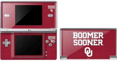 Skinit Decal Gaming Skin Compatible with DS Lite - Officially Licensed University of Oklahoma Sooners Cracked Design in Kuwait