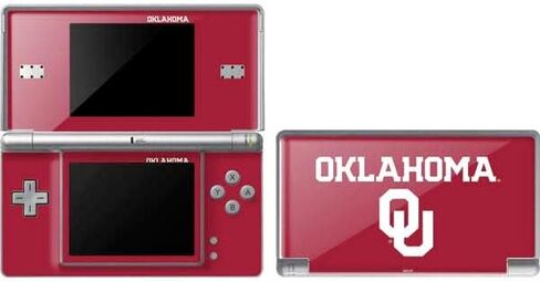 Skinit Decal Gaming Skin Compatible with DS Lite - Officially Licensed University of Oklahoma Sooners Cracked Design in Kuwait