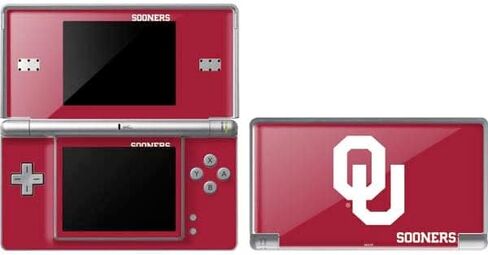 Skinit Decal Gaming Skin Compatible with DS Lite - Officially Licensed University of Oklahoma Sooners Cracked Design in Kuwait
