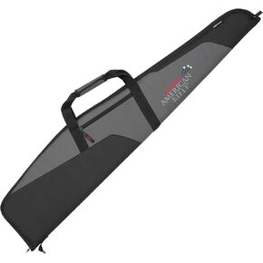 Allen Company Ruger Rifle Case - American Flag Scroped Soft Gun Case - Case Punctible Bag Alcable - 46in: حالات للبنادق مع أو بدون خيارات النطاق