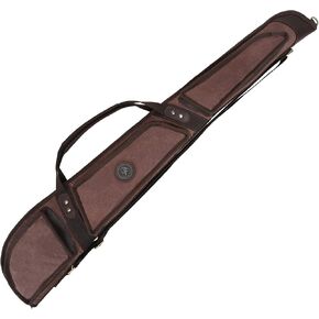 WAYNE'S DOG 52" 38" Soft Gun Case for Rifle & Shotgun, Canvas Leather Rifle Storage Bag with Lambs Wool Fully Protective