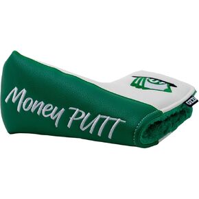غطاء رأس Izzo Golf مضحك في وجهك - غطاء رأس مضرب نقود مضحك يقول نكتة/غطاء رأس جولف لمضرب الجولف الخاص بك، أبيض
