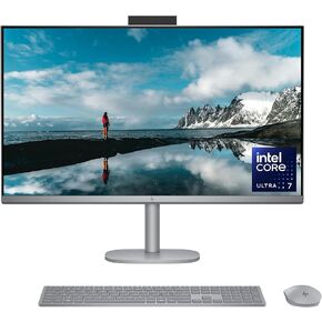 HP OmniStudio X 31.5 inch All-in-One Desktop AI PC, 4K Ultra HD, Intel Core Ultra 7 256V, 16 GB RAM, 2 TB SSD, Intel Arc Graphics 140V, Windows 11 Home, Copilot+, Meteor Silver, 32-c1010 (2025)