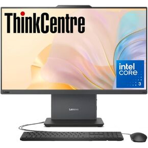 Lenovo ThinkCentre Business All-in-one Computer, 24" FHD IPS Display, 13th Gen Intel Processor up to 4.5 GHz, 32GB DDR5 RAM, 1TB PCIe SSD, Wi-Fi 6, Webcam, HDMI, USB-C, KB&Mouse, Windows 11 Pro
