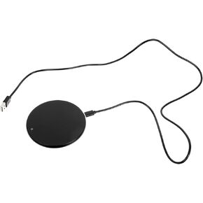1Set Mug Warmer Pad for Milk Beverages Electric Heating Surface Touch Control Type Interface for Home Office Travel Keeps Drinks Warm