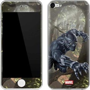 Skinit Decal MP3 Player Skin Compatible with iPod Touch (6th Gen 2015) - Officially Licensed Marvel Black Panther Night Time Watch Design