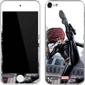 Skinit Decal MP3 Player Skin Compatible with iPod Touch (5th Gen&2012) - Officially Licensed Marvel Black Widow Running Design
