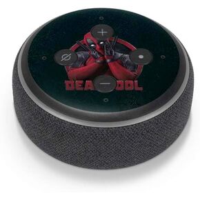 Skinit Decal Audio Skin Compatible with Amazon Echo Dot 3 - Officially Licensed Marvel Deadpool Babypool Design