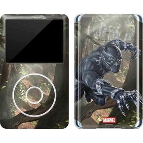 Skinit MeCal MP3 Player Skin متوافق مع iPod Classic (6th Gen) 80GB - Marvel Black Panther Rise of Black Panther Design