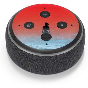 Skinit Decal Audio Skin Compatible with Amazon Echo Dot 3 - Officially Licensed Marvel Black Widow No More Secrets Design